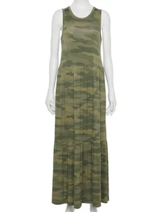 Junior’s SO Tank Tiered Maxi Camo Dress Size XL - Picture 1 of 1