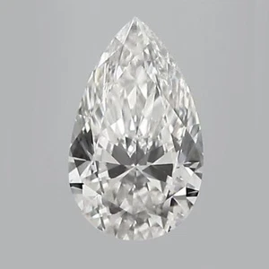 IGI Certified 0.42ct G/VS2 Pear Cut Lab Grown CVD Diamond Fine Jewelry For Rings - Picture 1 of 9
