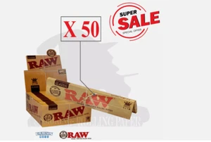 Cartine RAW Classic King Size Slim – 50 Libretti Lunghe Naturali Non Sbiancate - Zdjęcie 1 z 1