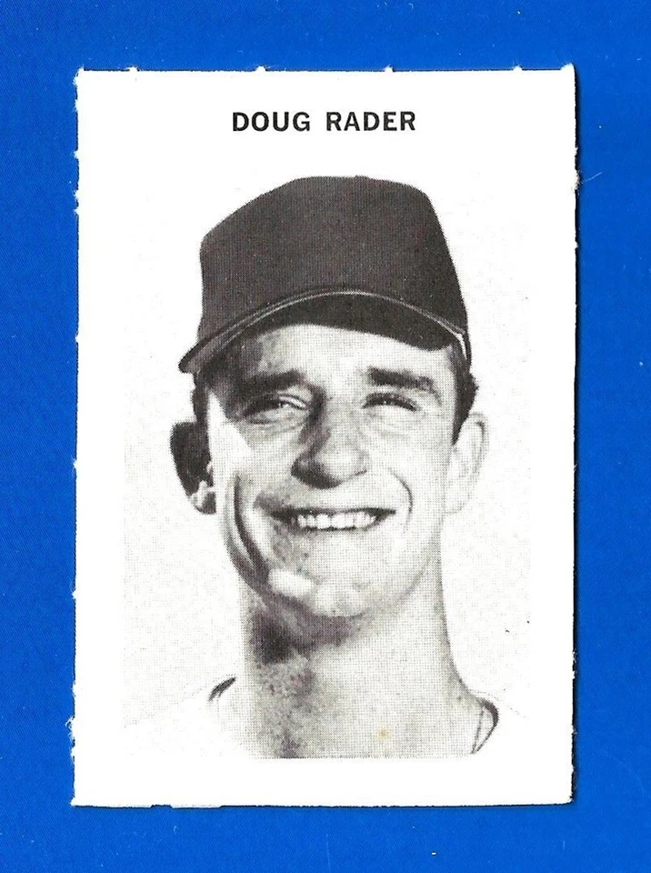 1972 Milton Bradley BASEBALL #284 DOUG RADER NRMINT ASTROS (SB1) - Image 1 of 1