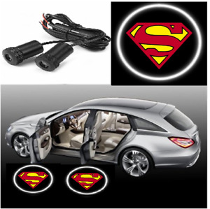Superman 2X LED Car Door Light HD Logo Courtesy Projector Ghost Lase