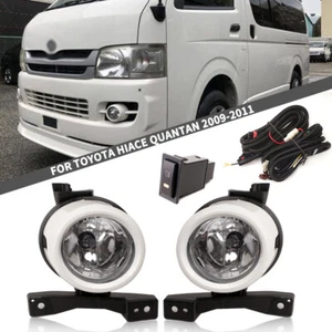 LED Front Bumper Fog Lamp Lights Assembly Set For 2009-2011 Toyota HIACE QUANTAN - Picture 1 of 8