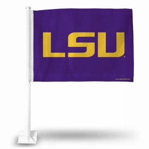 LSU Tigers Flag Car - Picture 1 of 1