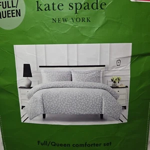 Kate Spade Comforter QUEEN/FULL Bold Leopard New York Set (3-pc set w/shams) - Imagen 1 de 7