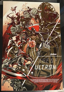 Avengers Age of Ultron Variante Mondo Martin Ansin Poster Kunstdruck Marvel Film - Bild 1 von 2