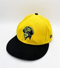 New Era 9Fifty Pittsburgh Pirates Hat Cap Yellow Black Retro Pirate Glow Snap