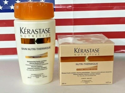 Kerastase Nutri Thermique shampoo 8.5 oz & Treatment MASQUE 6.8 oz Duo Set - Image 1 of 3