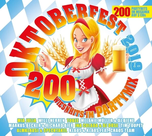 Oktoberfest 2019-200 Wiesnhi - Various 3x CD