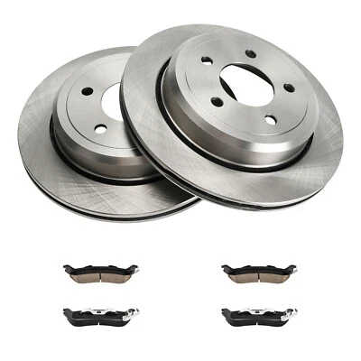 Rotores de freno de disco traseros pastillas de freno para Mercury Grand Marquis Mercury Marauder Foto 1 de 4