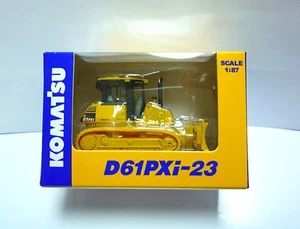 Komatsu Official Diecast Model Crawler Dozer D61PXi-23 / 1:87 / Japan Exclusive - Picture 1 of 3