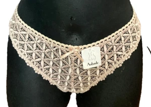Tanga bordado AUBADE Bahia talla 40 M con lazo ropa de lujo embalaje original 64 € - Imagen 1 de 6