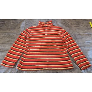 Suéter Vintage Años 60-70 K-Mart Mod Terciopelo Rayas 1/4 Cremallera Simulado Mediano - Imagen 1 de 8