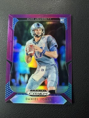 Daniel Jones 2019 Panini Prizm Draft Picks Rookie Card #116 Prizms Purple RC - Image 1 of 2