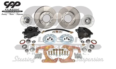 Chevy 3100 GMC 1949 1959 100 camión stock husillo disco freno conversión kit 6 orejetas Foto 1 de 4