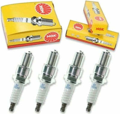 4PACK Spark Plug NGK 7986 JetBoat BR8ES-11 Yamaha GP1200-1300R-XLT1200-LX-LS2000 - Image 1 of 4