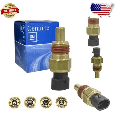 GM Brass Digital Temperature Sensor OE Modern 2.8" Flange Mount -40-130C - Image 1 of 4