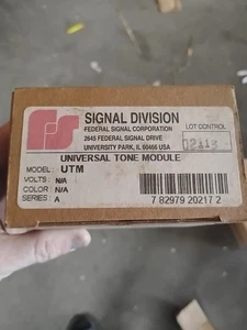 NEW SEALED UTM BY FEDERAL SIGNAL UTM UNIVERSAL TONE MODULE SERIES D 1N894 - Picture 1 of 1