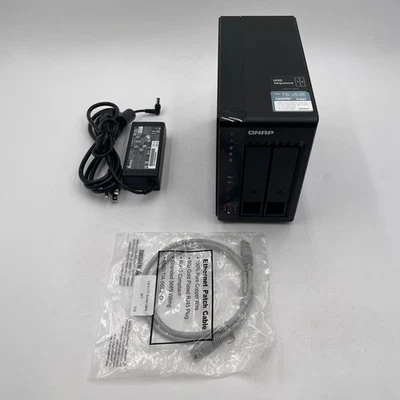 QNAP TS-253E-8G-US 2 Bay Desktop NAS 8 GB DDR4 RAM Dual 2.5GbE (Diskless) - Image 1 of 4