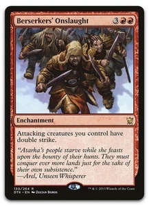 Berserkers' Onslaught #130 (NM) Dragons of Tarkir DTK Magic MTG - Picture 1 of 2