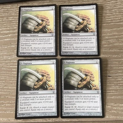O-Naginata -x4 - Saviors of Kamiawa - NM MTG Free Ship - Image 1 of 2
