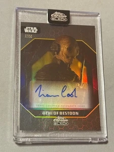 Ochi of Bestoon Gold Refractor /50 Auto Star Wars 2024 Topps Chrome Liam Cook sp - Picture 1 of 3