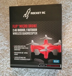 New Rocket RC Flip Micro Drone - 2.4G Indoor/Outdoor Wireless Quadrocopter  - Picture 1 of 6