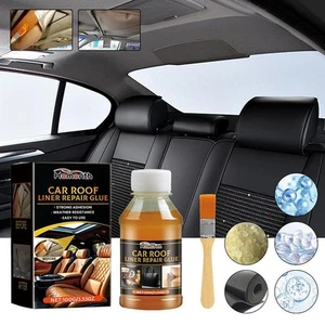 Car Roof Liner Repair Glue 100ml Heavy Headliner Adhesive Dry Glue Liquid L3A1 - Picture 1 of 16