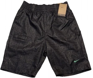 Pantalones cortos de golf Nike sin guiones para hombre negros DX9211-011 patrón de piel de cocodrilo XS $80 - Imagen 1 de 10