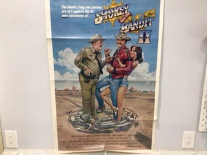 SMOKEY AND The BANDIT II 1980 ORIG 27X41 MOVIE POSTER JACKIE GLEASON REYNOLDS - Picture 1 of 4