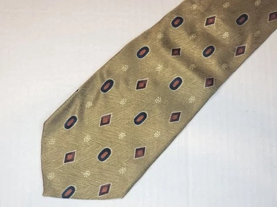 COACH [GEOMÉTRICA] Corbata Hombre 100% Seda Hecha en Italia Foto 1 de 3