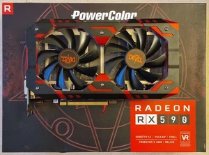 PowerColor Red Devil Radeon™ RX 590 8GB GDDR5 Model:AXRX-590-8GBD5-3DH/OC (USED) - Picture 1 of 18
