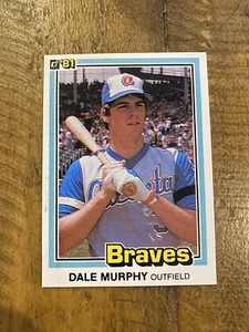 1981 Donruss - #437 Dale Murphy - Picture 1 of 2