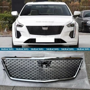 NEW Style ABS Front Bumper Mesh Grille Grill 1PCS Fit For 2019-2020 Cadillac CT6 - Picture 1 of 9