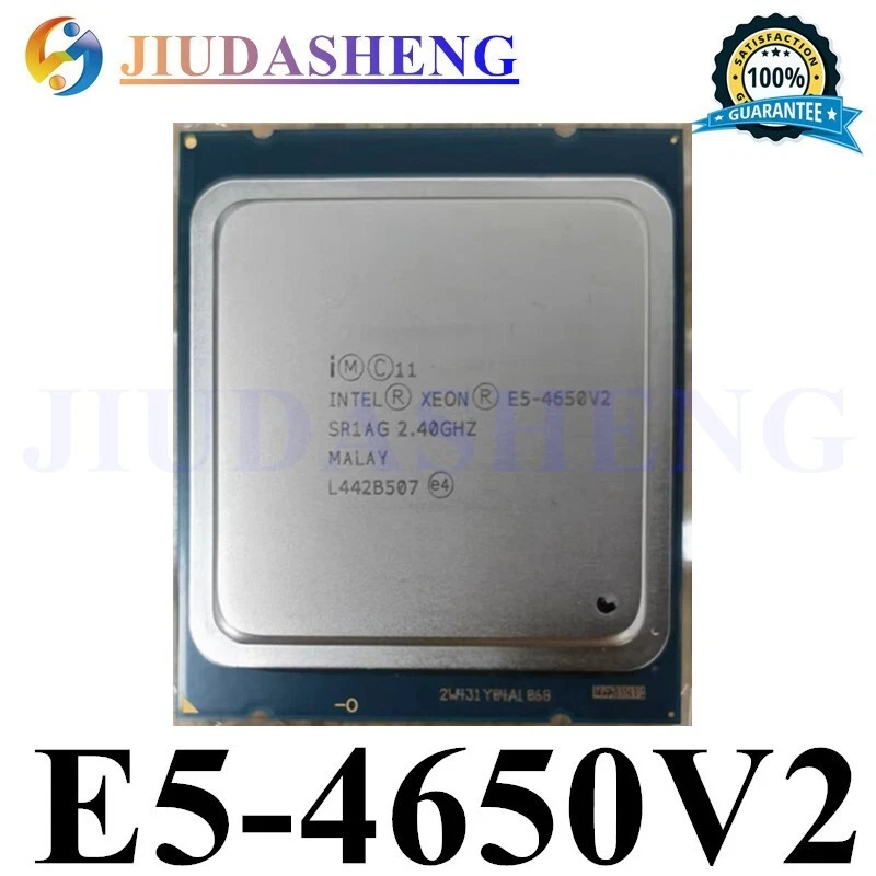 Intel Xeon E5-4650 V2 2.40GHz 10-Core 25M LGA2011 Server CPU Processor SR1AG 95W - Image 1 of 1