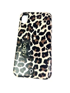 Loopy Leopard Animal Print Case iPhone X with Strap - Picture 1 of 6