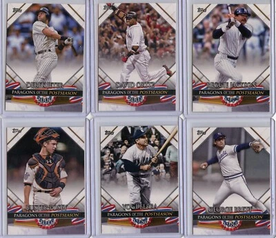 2022 Topps Update Paragons of the Postseason Baseball Complete Your Set - Image 1 of 4