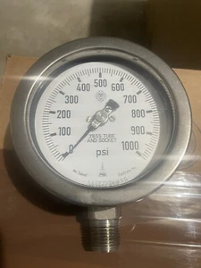 McDaniel Controls 0-1000 PSI Pressure Gauge (UNUSED) - Picture 1 of 6