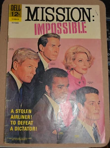 LOTE DE 2 CÓMICS DE MISIÓN IMPOSIBLE #4 Y #5 DELL 1968 Y 1969 EDAD DE PLATA - Imagen 1 de 6