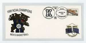 1998 NCAA CHAMPIONS HERREN BASKETBALL University of Kentucky Postbrief - Bild 1 von 2