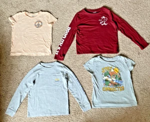 Girls Shirts-Old Navy size L /Vineyard Vines size 6 (2 short & 2 long sleeve) - Picture 1 of 16