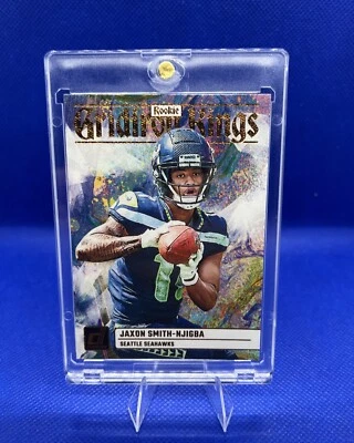 Jaxon Smith-Njigba 2023 Panini Donruss Rookie Gridiron Kings RGG-7 Seahawks - Image 1 of 2