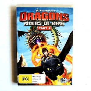 Dragons | Riders Of Berk Part 2 DVD Dreamworks, Kid's Animation Series, Region 4 - Picture 1 of 8