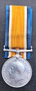 #21 British war medal WW1 Silver QMAAC to Woman