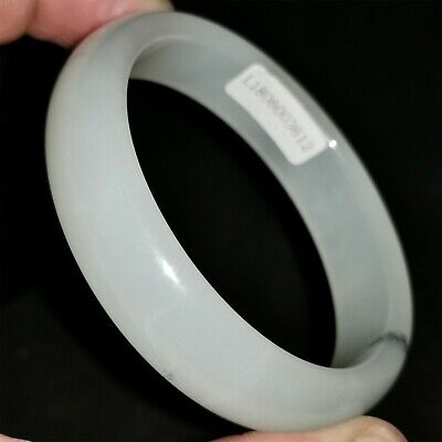 56 MM Certification 100% Natural Hand-carved Jade Bracelet Jadeite Bangle 026 • 25$