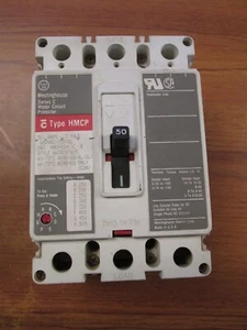 WESTINGHOUSE MOTOR CIRCUIT PROTECTOR 3P, 50A, CAT# HMCP050K2C .. VA-151 - Picture 1 of 6