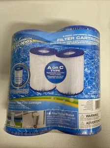 Pool Filter A C Cartridge Two-Pack Summer Escapes - Picture 1 of 2