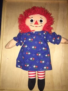 Vintage 1987 1996 Hasbro Raggedy Ann Johnny Gruelle Puppe 12 Zoll 70101 - Bild 1 von 11