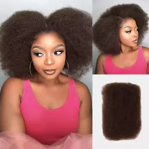 Top Peruvian Kinky Curly Mini Twist QVR US Stock Afro Kinky Bulk Human Hair for - Picture 1 of 9