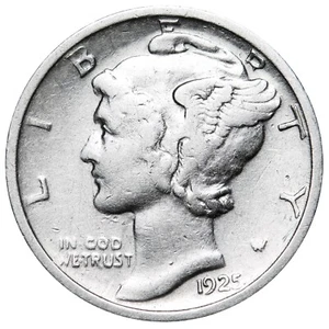 1925-D VF/XF Mercury Dime Nice Coin! - Picture 1 of 2