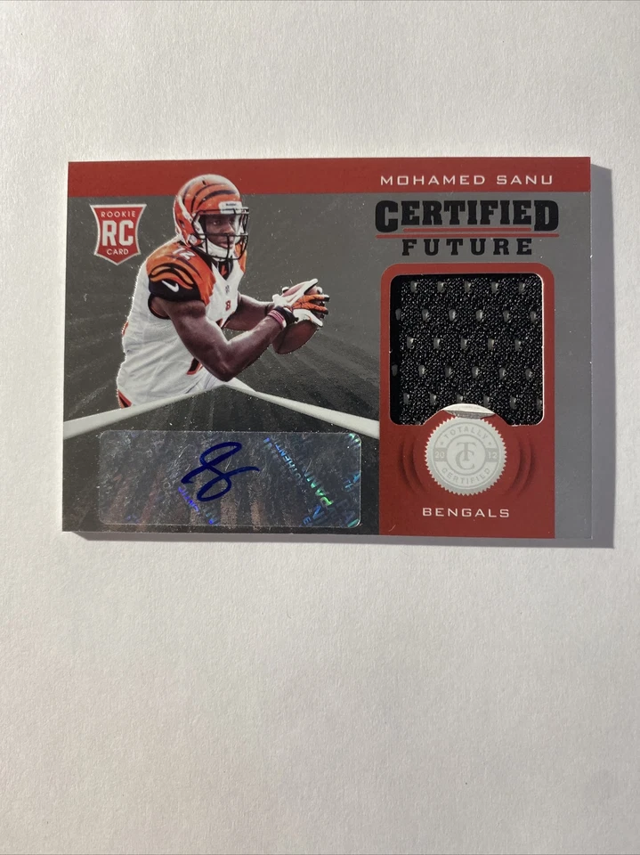 2012 Totally Certified Future Jersey Auto #24 Mohamed Sanu 152/175 Rookie RC - Image 1 of 2